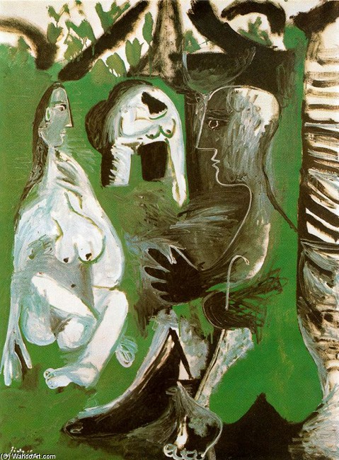 Wikioo.org - The Encyclopedia of Fine Arts - Painting, Artwork by Pablo Picasso - Picnic 2
