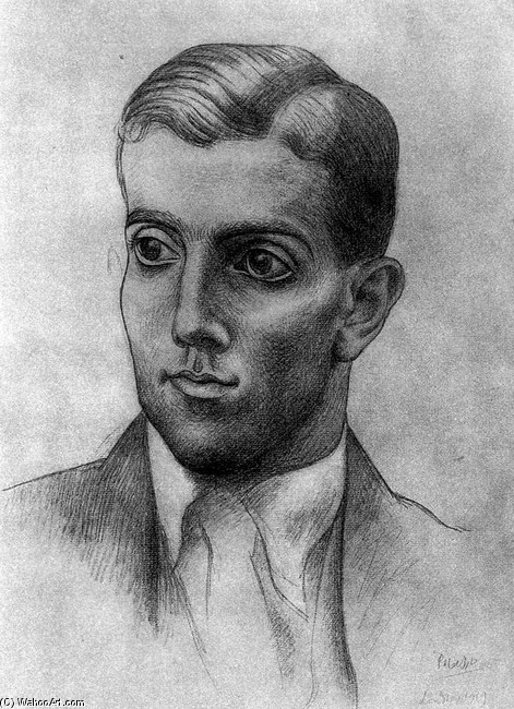 WikiOO.org - Güzel Sanatlar Ansiklopedisi - Resim, Resimler Pablo Picasso - Portrait of Léonide Massine