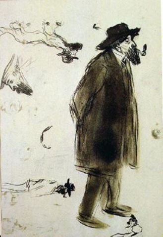 Wikioo.org - Die Enzyklopädie bildender Kunst - Malerei, Kunstwerk von Pablo Picasso - Porträt von Santiago Rusiñol
