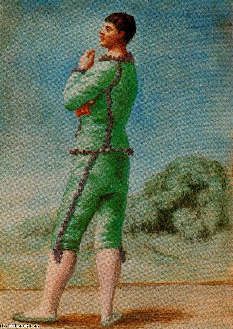 Wikioo.org – L'Enciclopedia delle Belle Arti - Pittura, Opere di Pablo Picasso - Saltimbanqui