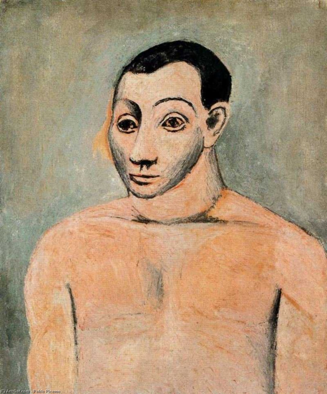 WikiOO.org - Encyclopedia of Fine Arts - Malba, Artwork Pablo Picasso - Self-portrait 1