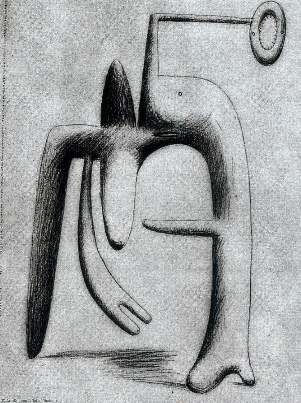 Wikioo.org - The Encyclopedia of Fine Arts - Painting, Artwork by Pablo Picasso - Sketchbook no. 95 (16)