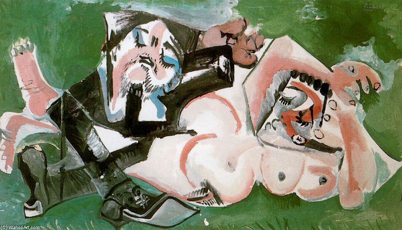 WikiOO.org - Encyclopedia of Fine Arts - Maľba, Artwork Pablo Picasso - Sleepers