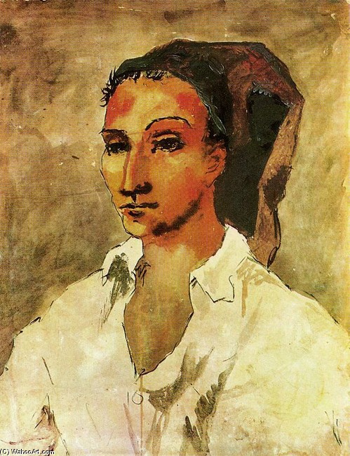 WikiOO.org - Encyclopedia of Fine Arts - Malba, Artwork Pablo Picasso - Spanish girl