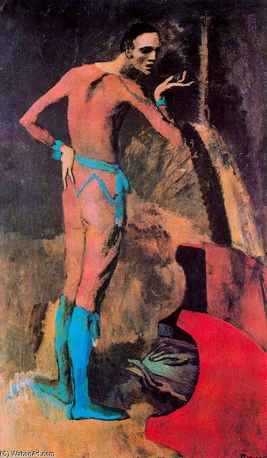 WikiOO.org - Encyclopedia of Fine Arts - Maleri, Artwork Pablo Picasso - The actor