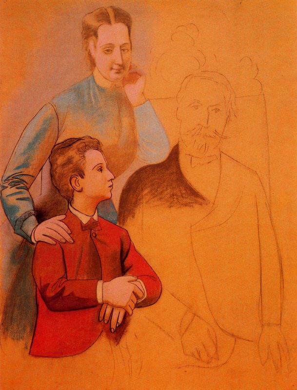 WikiOO.org - אנציקלופדיה לאמנויות יפות - ציור, יצירות אמנות Pablo Picasso - The family of Napoleón III