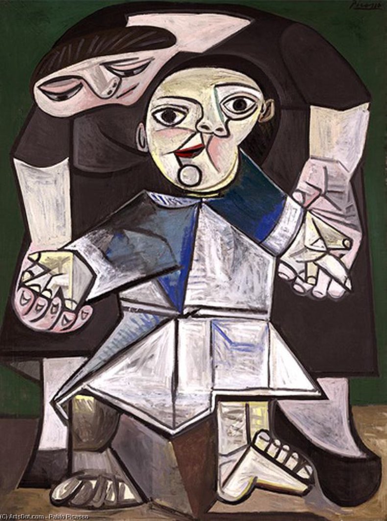 WikiOO.org - אנציקלופדיה לאמנויות יפות - ציור, יצירות אמנות Pablo Picasso - The first steps
