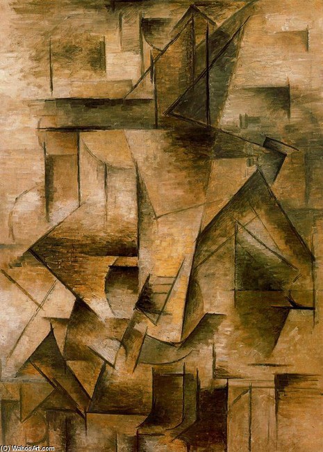 WikiOO.org - Encyclopedia of Fine Arts - Maleri, Artwork Pablo Picasso - The guitarist