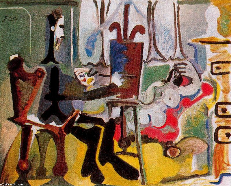 Wikioo.org - The Encyclopedia of Fine Arts - Painting, Artwork by Pablo Picasso - The painter and his model 22