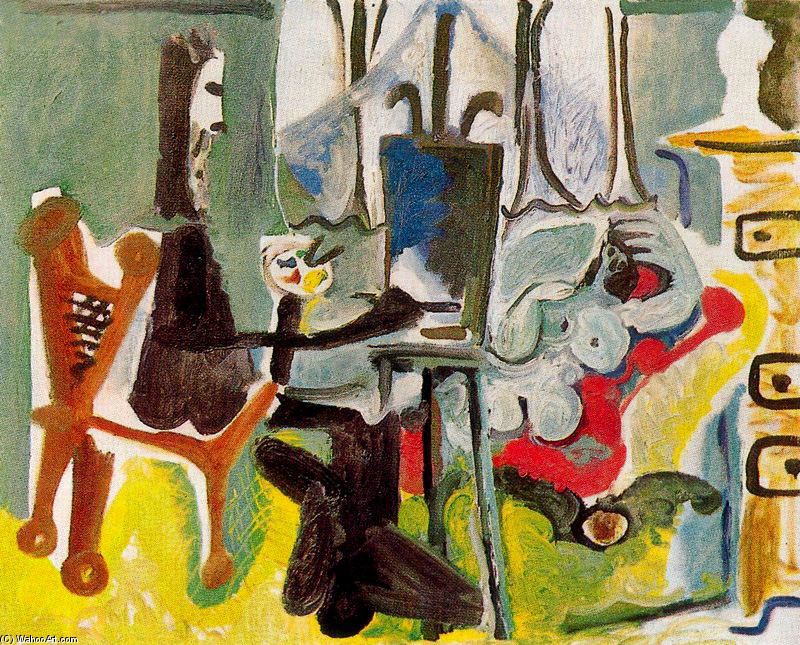 Wikioo.org – La Enciclopedia de las Bellas Artes - Pintura, Obras de arte de Pablo Picasso - el pintor y sus modelo 26
