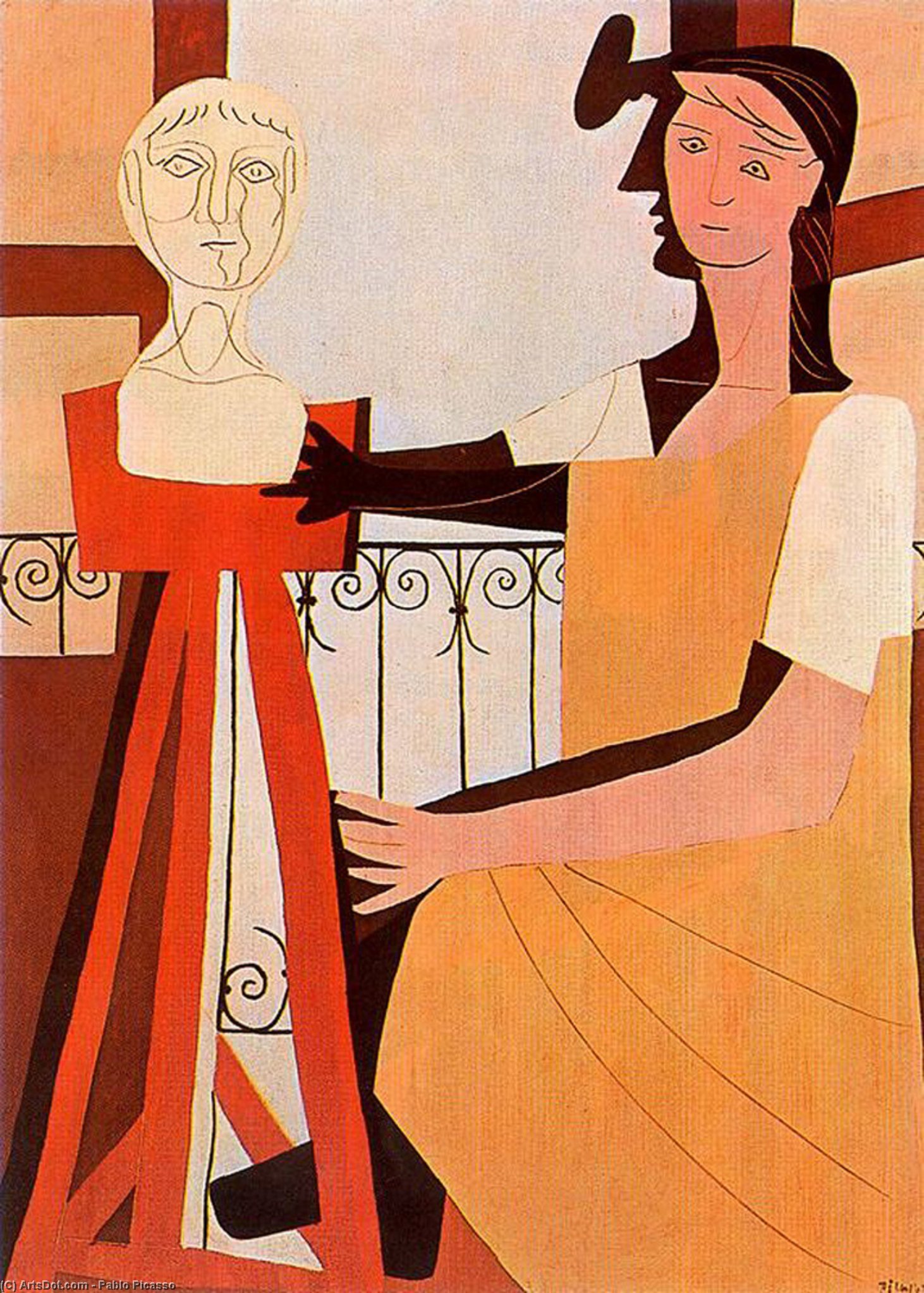 WikiOO.org - Encyclopedia of Fine Arts - Malba, Artwork Pablo Picasso - The sculpture 1
