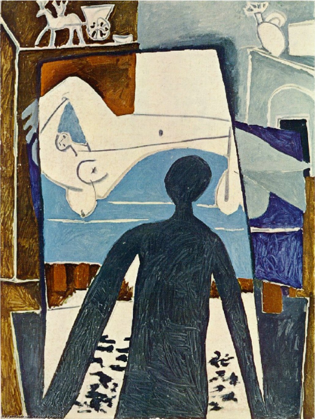 Wikioo.org - Bách khoa toàn thư về mỹ thuật - Vẽ tranh, Tác phẩm nghệ thuật Pablo Picasso - The shadow