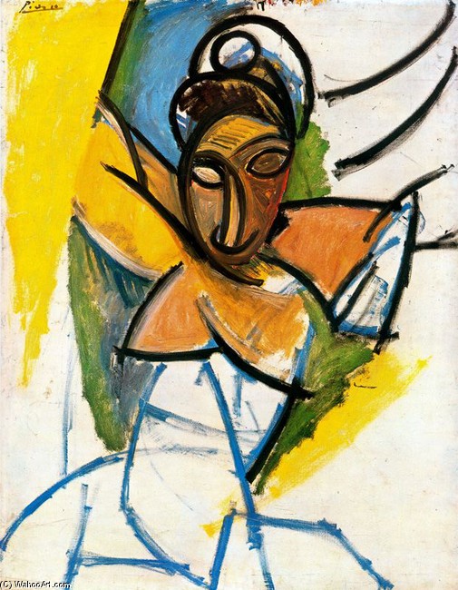 Wikioo.org - The Encyclopedia of Fine Arts - Painting, Artwork by Pablo Picasso - Woman