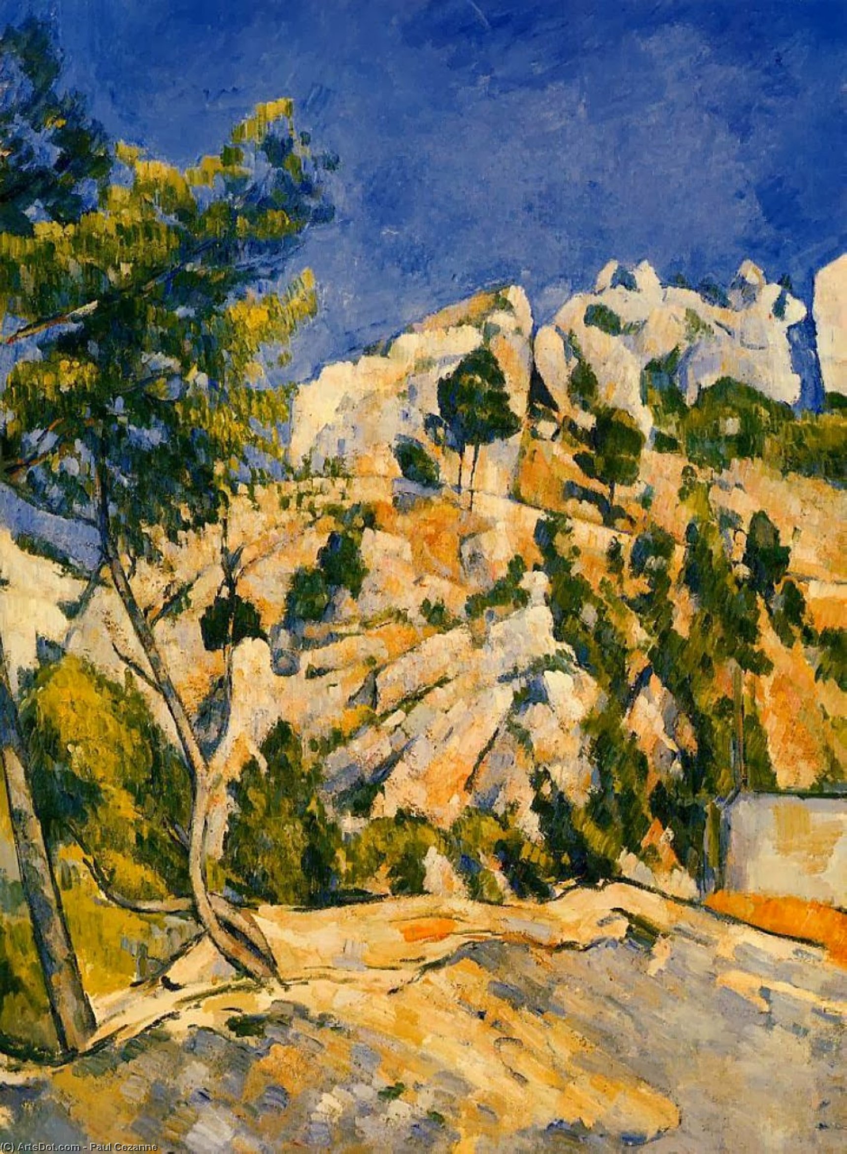 WikiOO.org - Enciclopédia das Belas Artes - Pintura, Arte por Paul Cezanne - Bottom of the Ravine