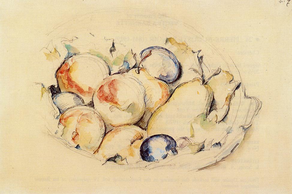 WikiOO.org - Encyclopedia of Fine Arts - Maalaus, taideteos Paul Cezanne - Fruits