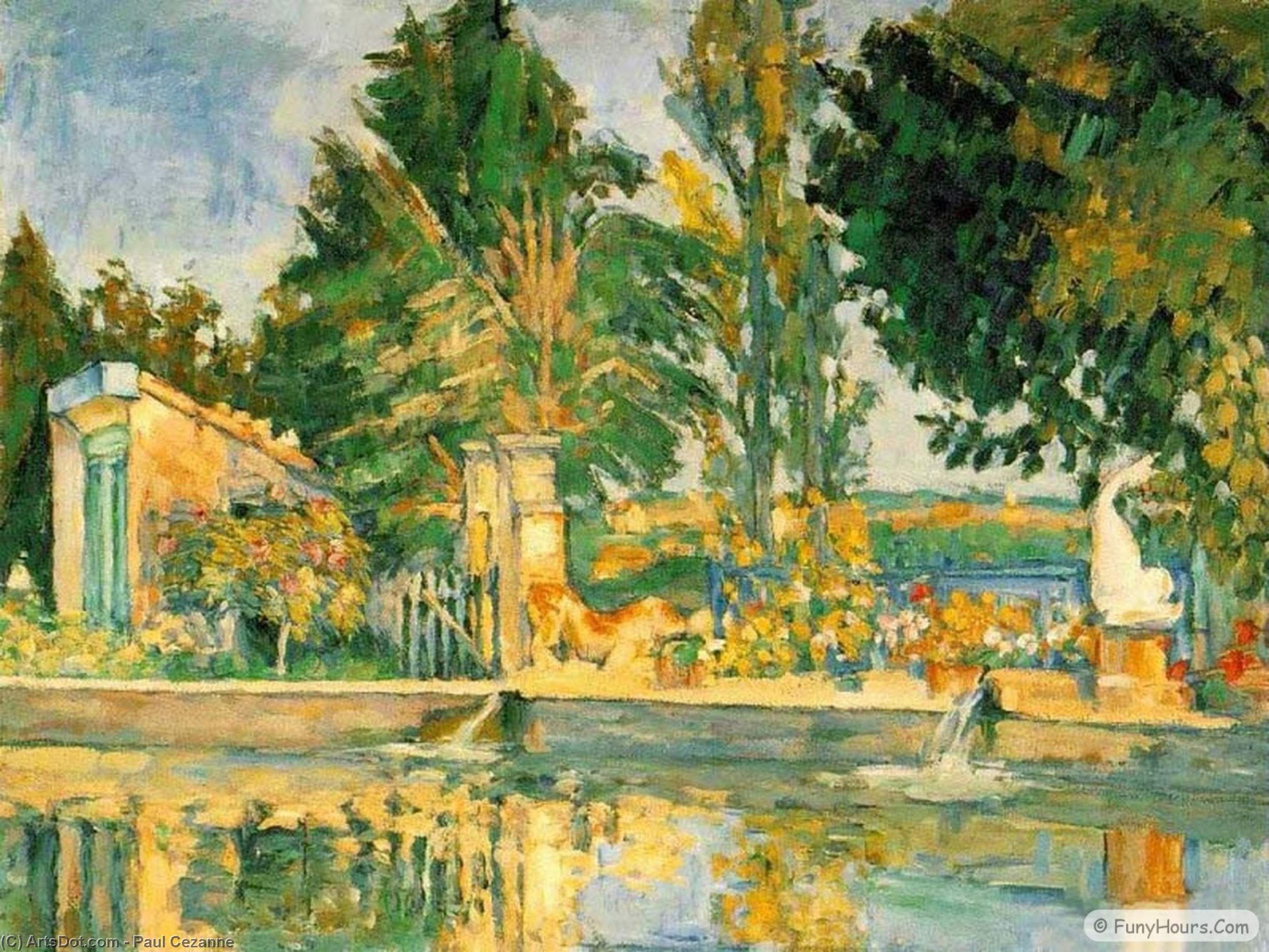 Wikioo.org - The Encyclopedia of Fine Arts - Painting, Artwork by Paul Cezanne - Jas de Bouffan, the pool