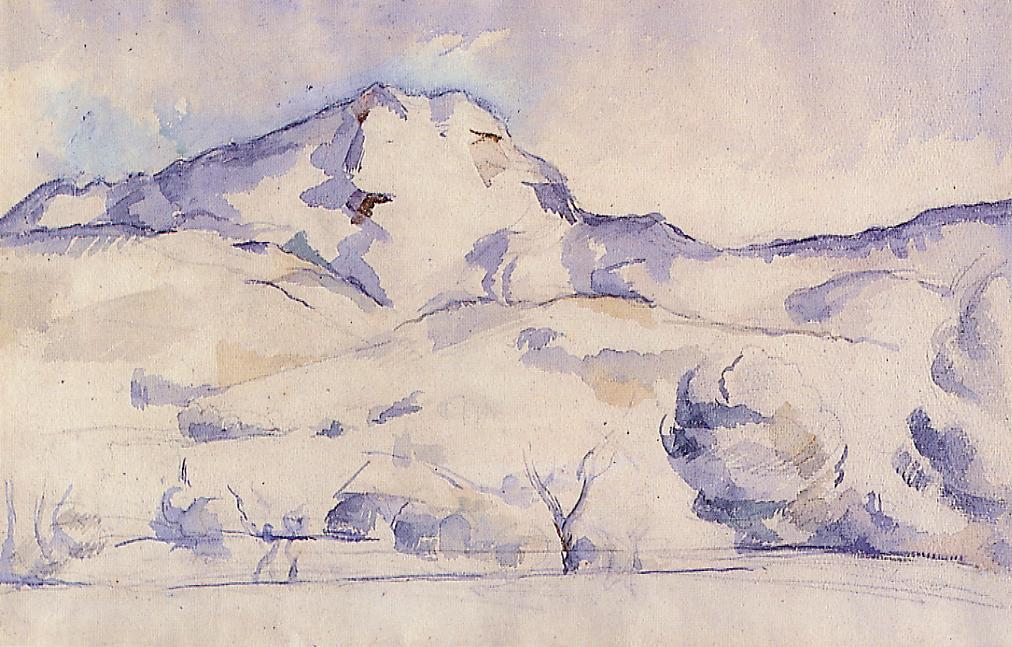 WikiOO.org - Encyclopedia of Fine Arts - Lukisan, Artwork Paul Cezanne - Mont Sainte-Victoire 10