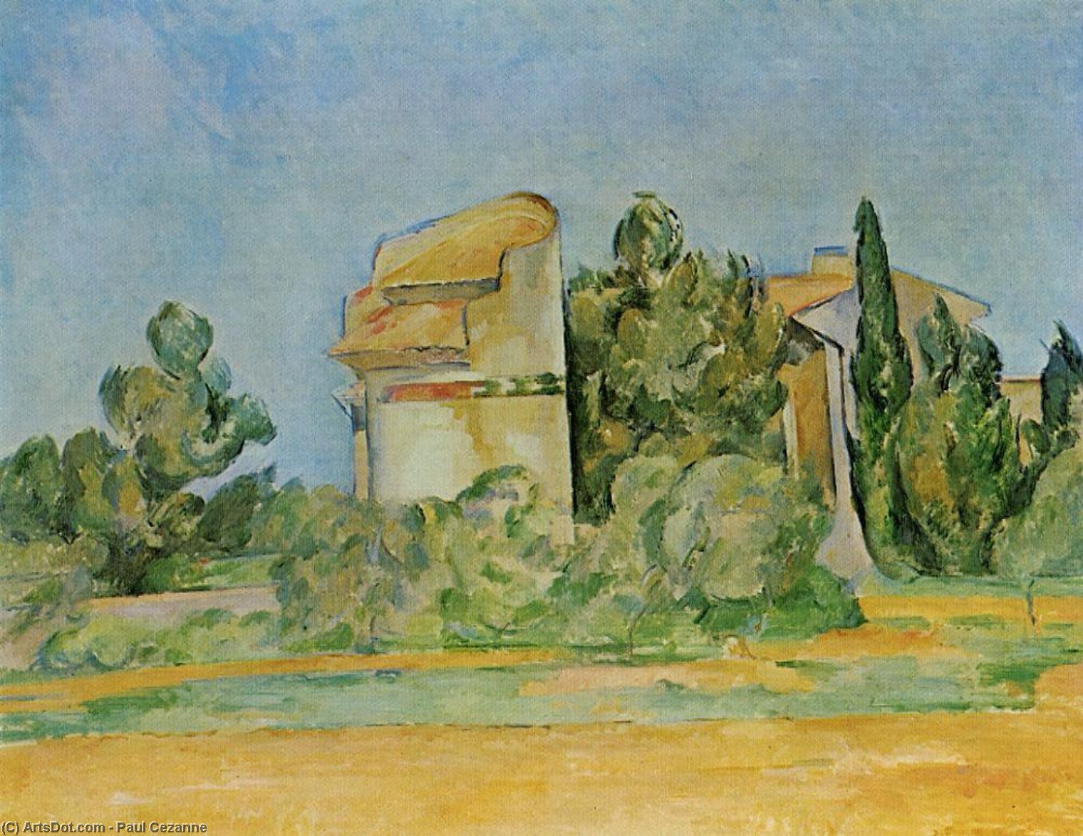 Wikioo.org - The Encyclopedia of Fine Arts - Painting, Artwork by Paul Cezanne - Montbriant