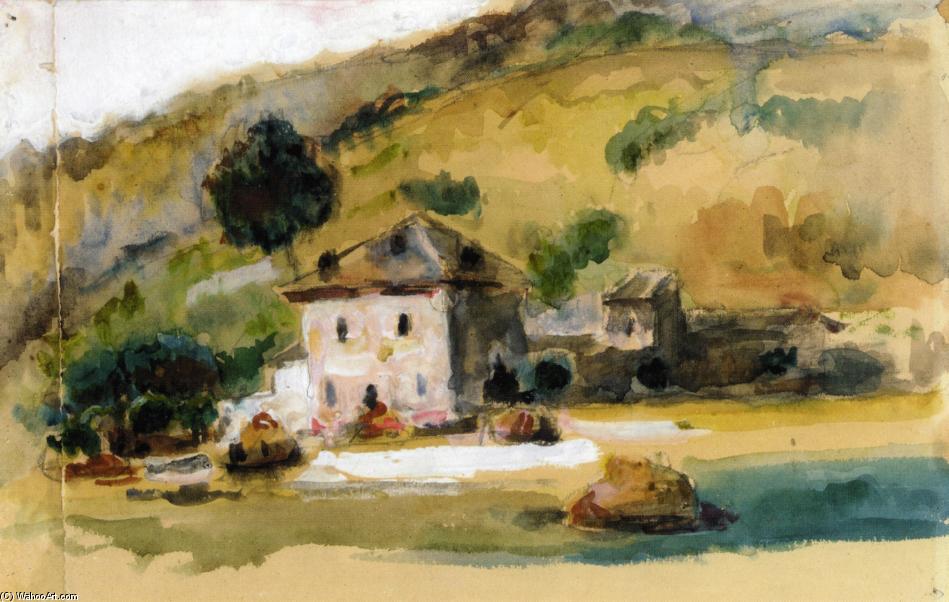 WikiOO.org - Encyclopedia of Fine Arts - Maleri, Artwork Paul Cezanne - Near Aix En Provence