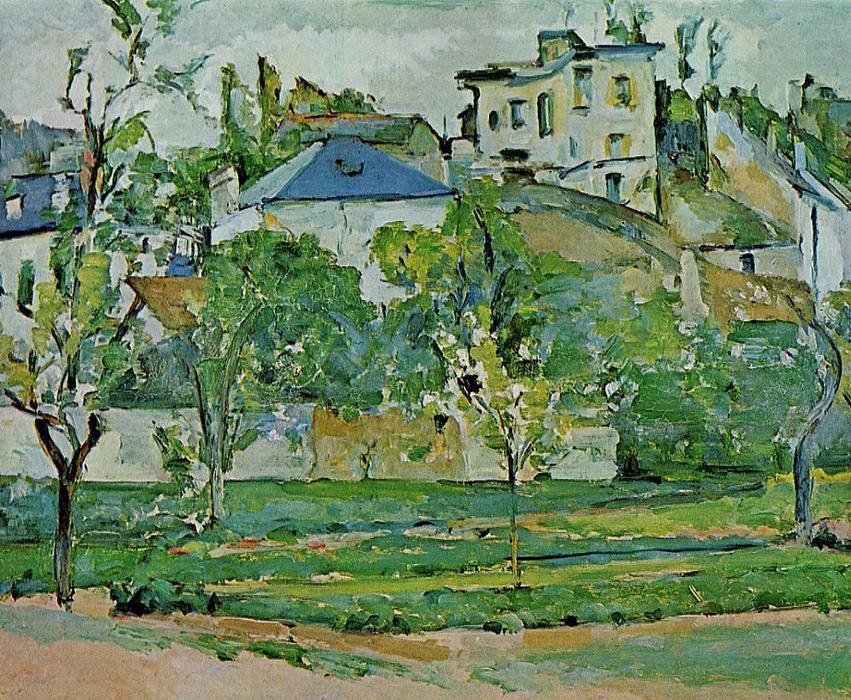 Wikioo.org - The Encyclopedia of Fine Arts - Painting, Artwork by Paul Cezanne - Orchard in Pontoise