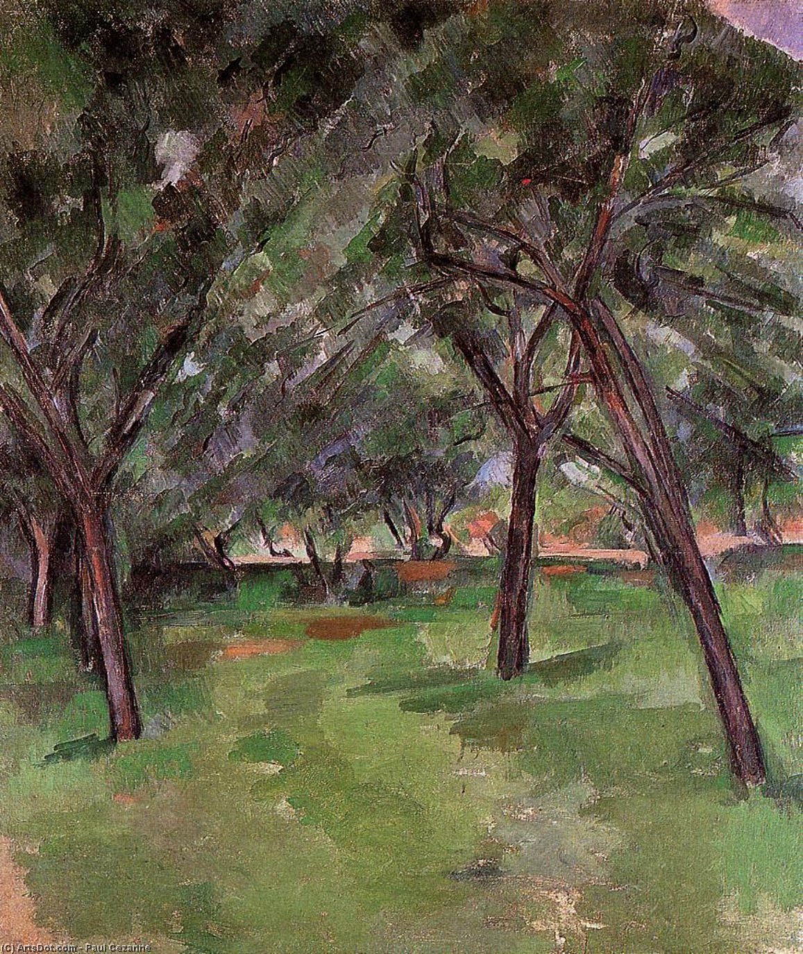 Wikioo.org – La Enciclopedia de las Bellas Artes - Pintura, Obras de arte de Paul Cezanne - huerto