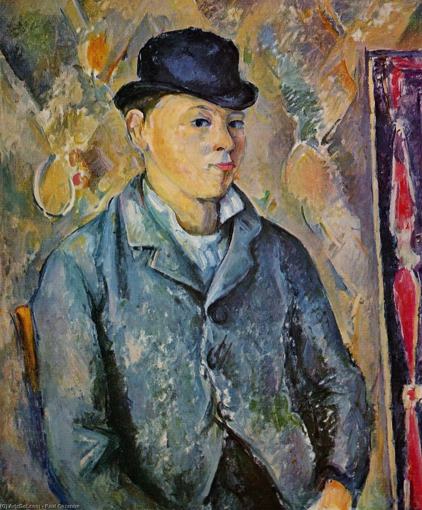 WikiOO.org - Enciklopedija likovnih umjetnosti - Slikarstvo, umjetnička djela Paul Cezanne - Portrait of the Artist's Son, Paul