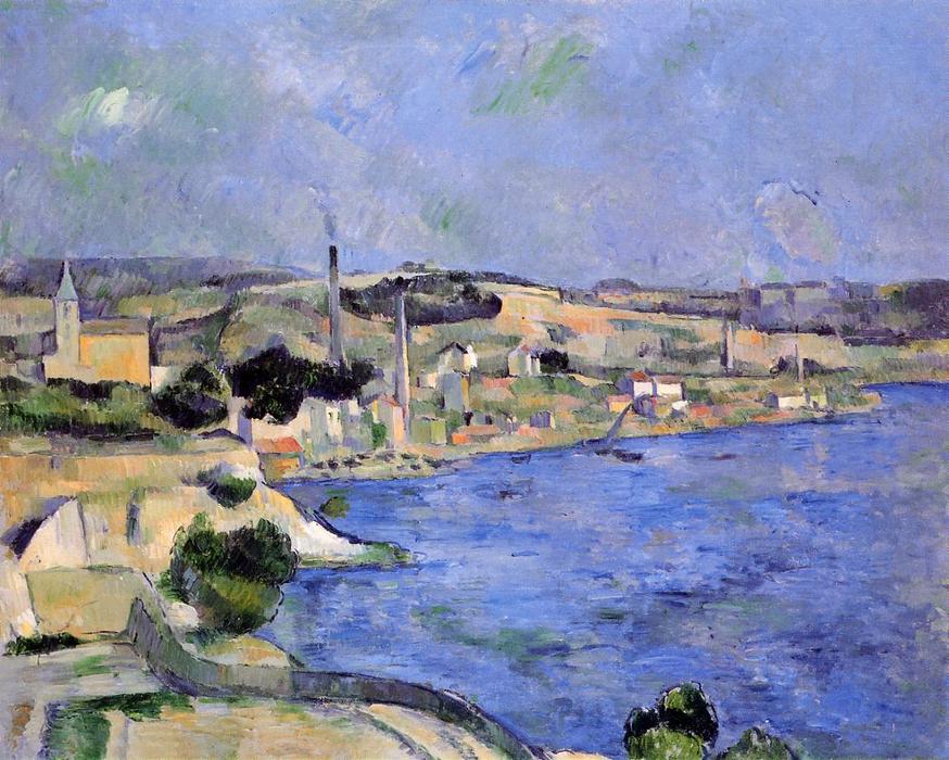 Wikioo.org - The Encyclopedia of Fine Arts - Painting, Artwork by Paul Cezanne - Saint-Henri and the Bay of l'Estaque