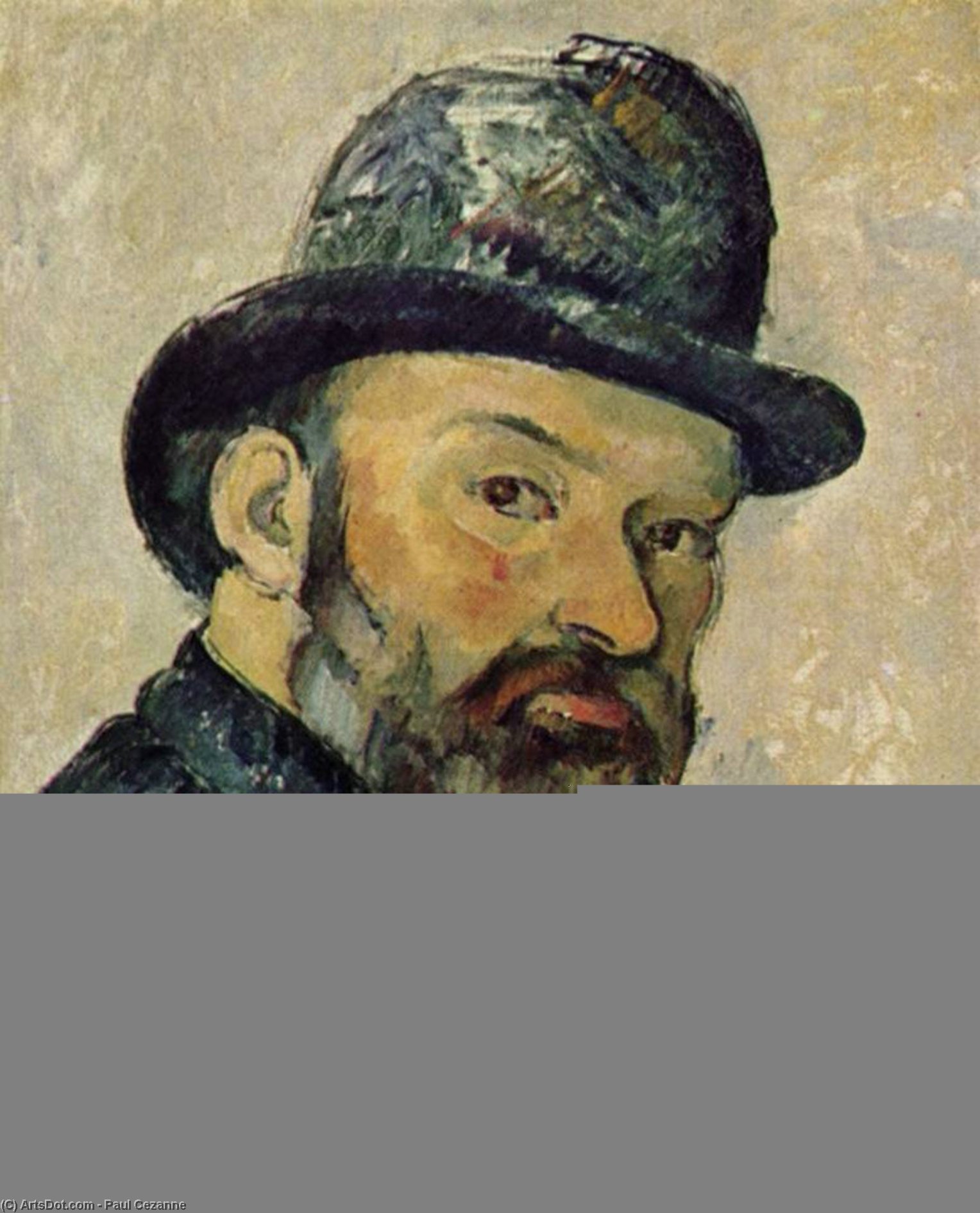 WikiOO.org - Encyclopedia of Fine Arts - Maleri, Artwork Paul Cezanne - Self-Portrait