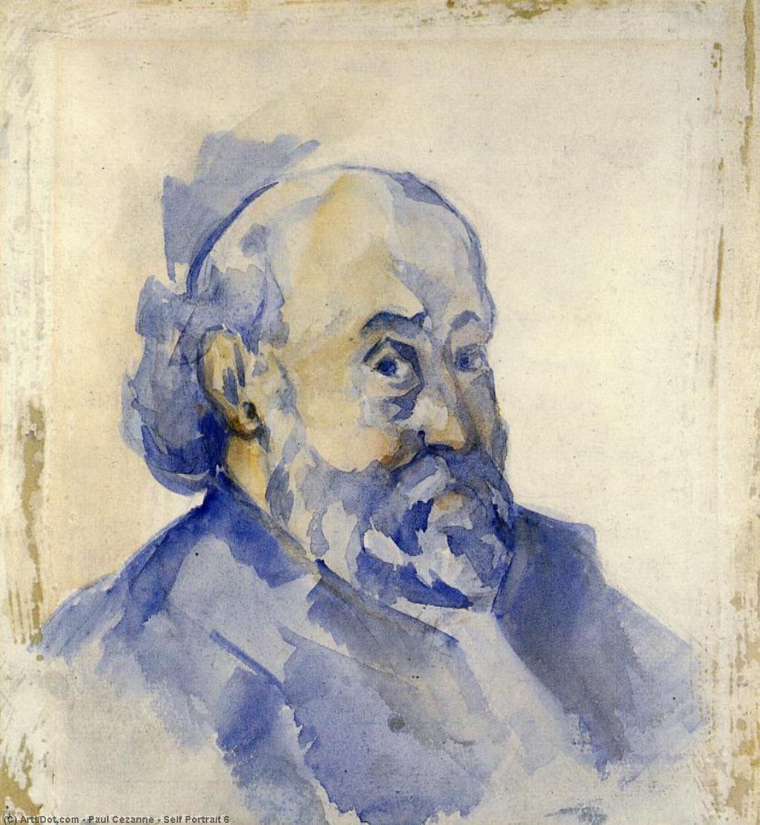 WikiOO.org – 美術百科全書 - 繪畫，作品 Paul Cezanne - 自画像 6