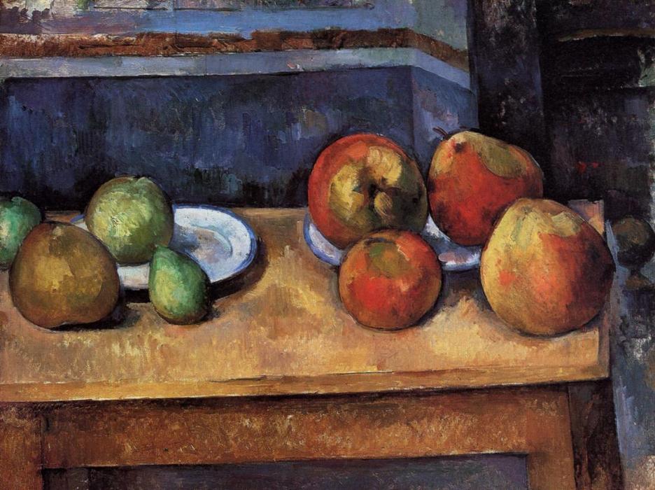 Wikioo.org - The Encyclopedia of Fine Arts - Painting, Artwork by Paul Cezanne - Still Life Apples and Pears