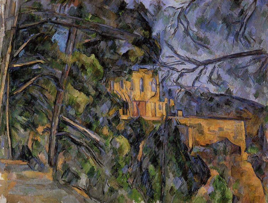 WikiOO.org - Enciclopédia das Belas Artes - Pintura, Arte por Paul Cezanne - The Chateau Noir