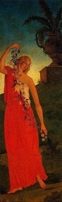 Wikioo.org – La Enciclopedia de las Bellas Artes - Pintura, Obras de arte de Paul Cezanne - el cuatro estaciones primavera
