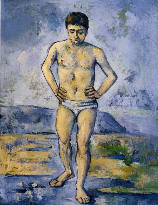Wikioo.org – L'Enciclopedia delle Belle Arti - Pittura, Opere di Paul Cezanne - il di grandi dimensioni bagnante