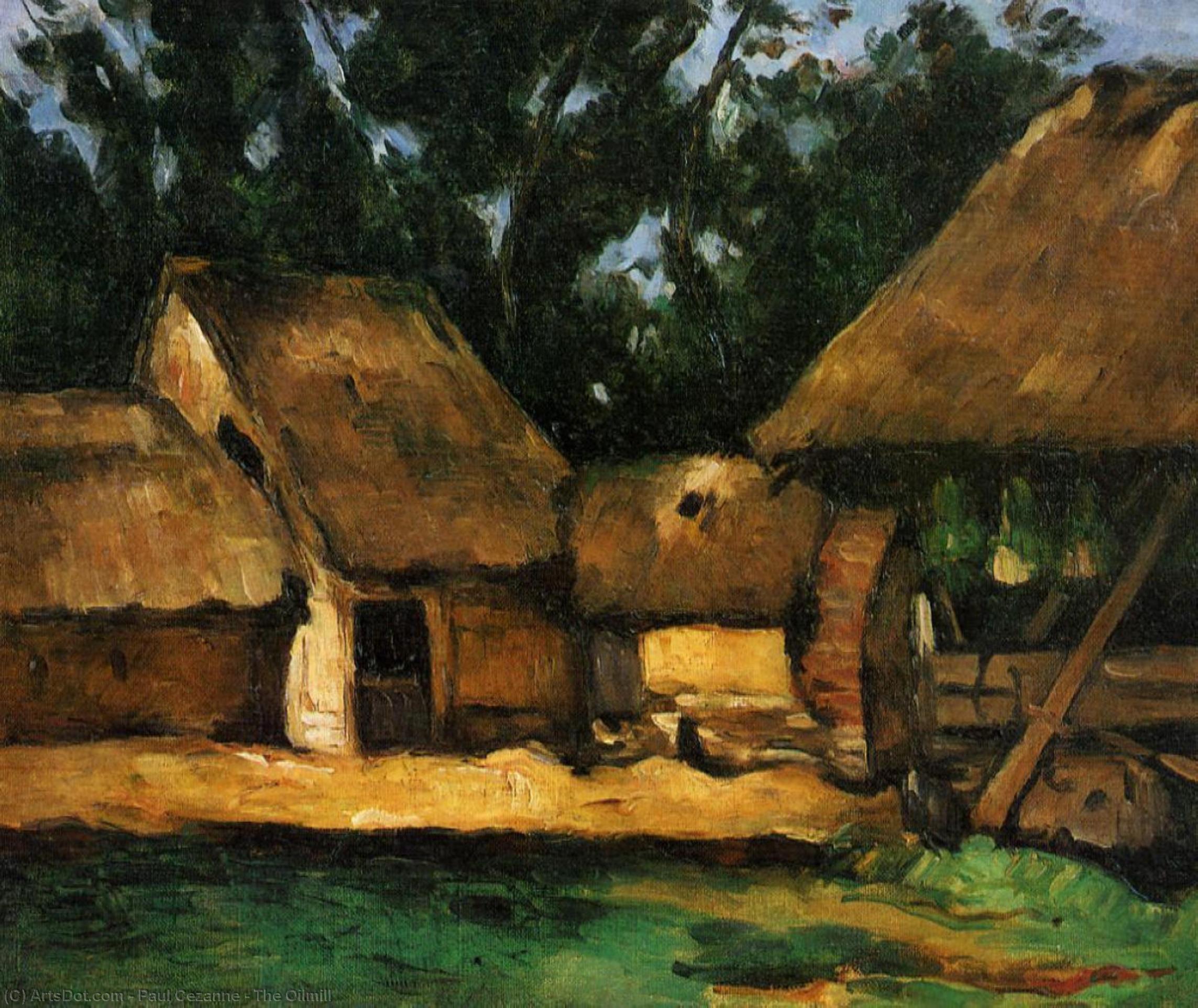 Wikioo.org - Bách khoa toàn thư về mỹ thuật - Vẽ tranh, Tác phẩm nghệ thuật Paul Cezanne - The Oilmill
