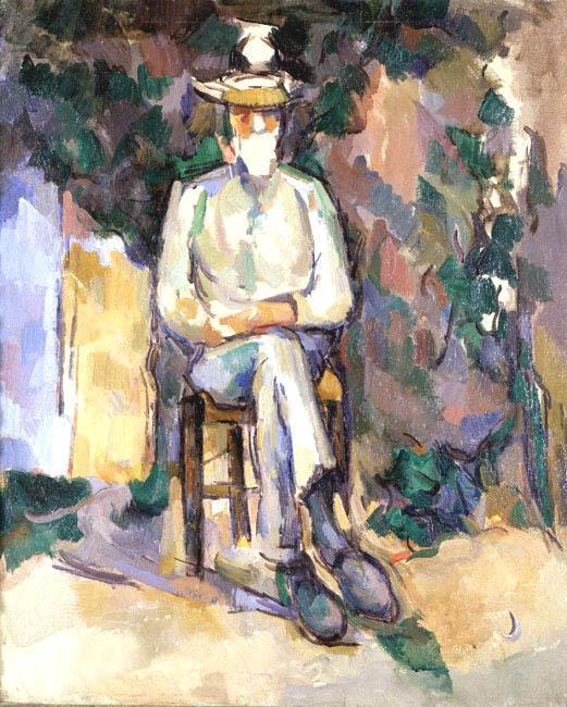 Wikioo.org - สารานุกรมวิจิตรศิลป์ - จิตรกรรม Paul Cezanne - The Old Gardener