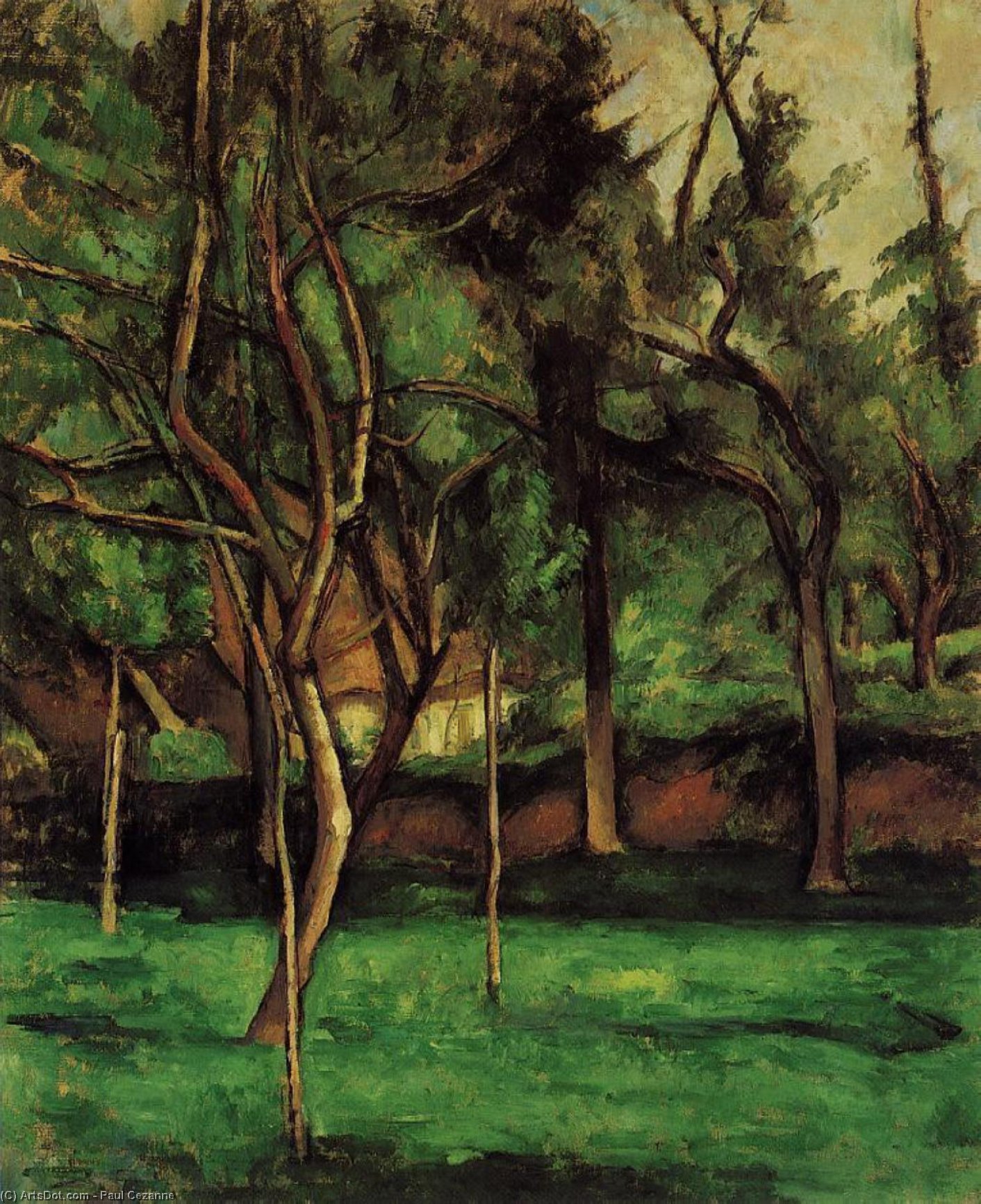 WikiOO.org - Encyclopedia of Fine Arts - Malba, Artwork Paul Cezanne - The Orchard