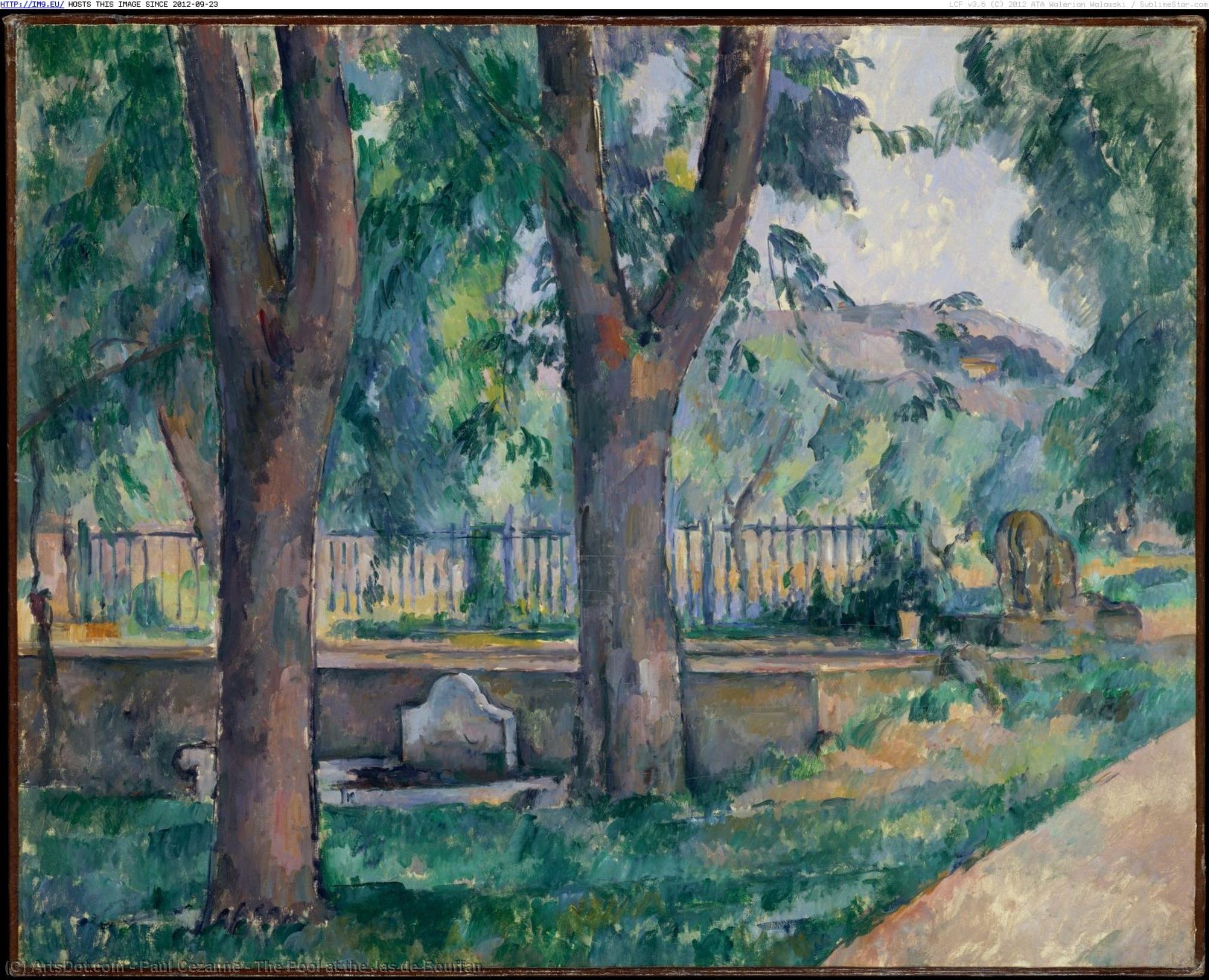 WikiOO.org - دایره المعارف هنرهای زیبا - نقاشی، آثار هنری Paul Cezanne - The Pool at the Jas de Bouffan
