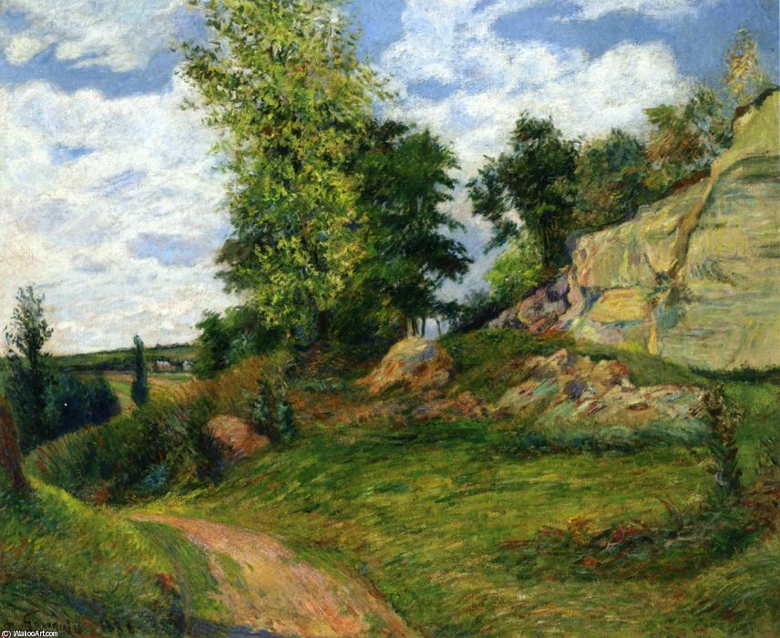 Wikioo.org - The Encyclopedia of Fine Arts - Painting, Artwork by Paul Gauguin - Chou Quarries at Pontoise