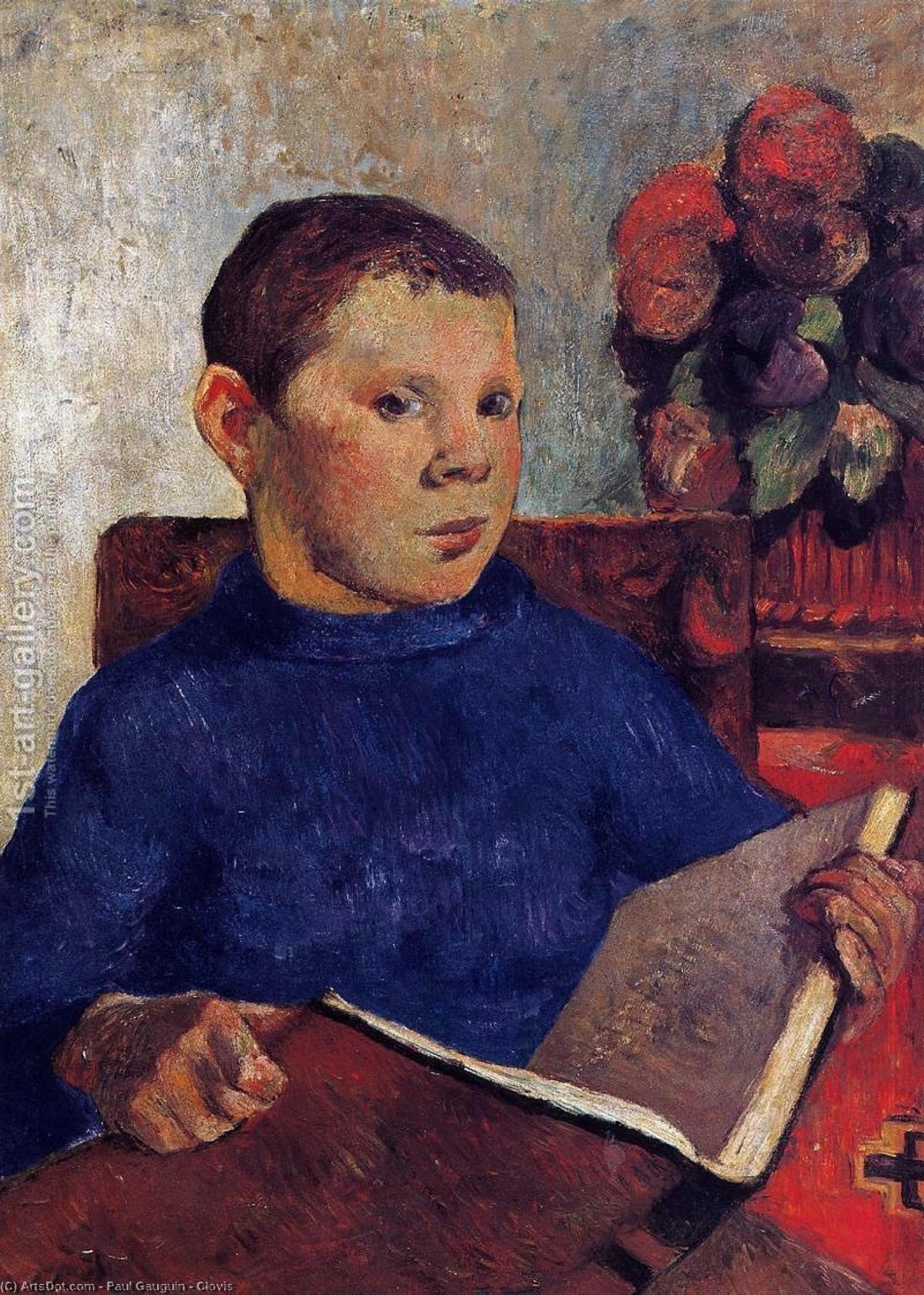 WikiOO.org - Енциклопедия за изящни изкуства - Живопис, Произведения на изкуството Paul Gauguin - Clovis
