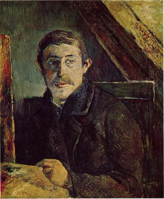 Wikioo.org - The Encyclopedia of Fine Arts - Painting, Artwork by Paul Gauguin - Gauguin at His Easel
