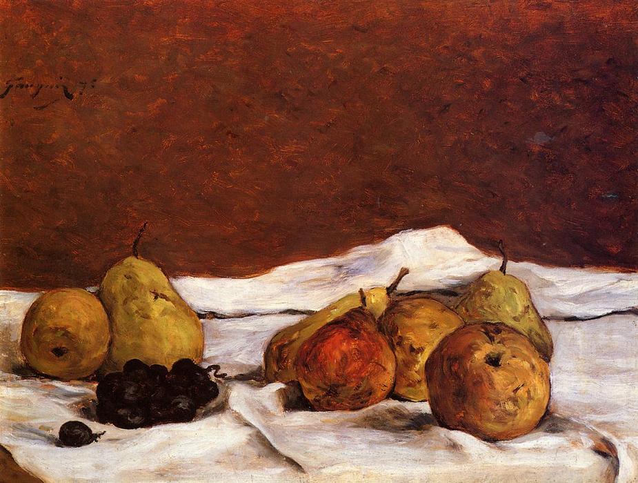 WikiOO.org - Encyclopedia of Fine Arts - Maalaus, taideteos Paul Gauguin - Pears and grapes