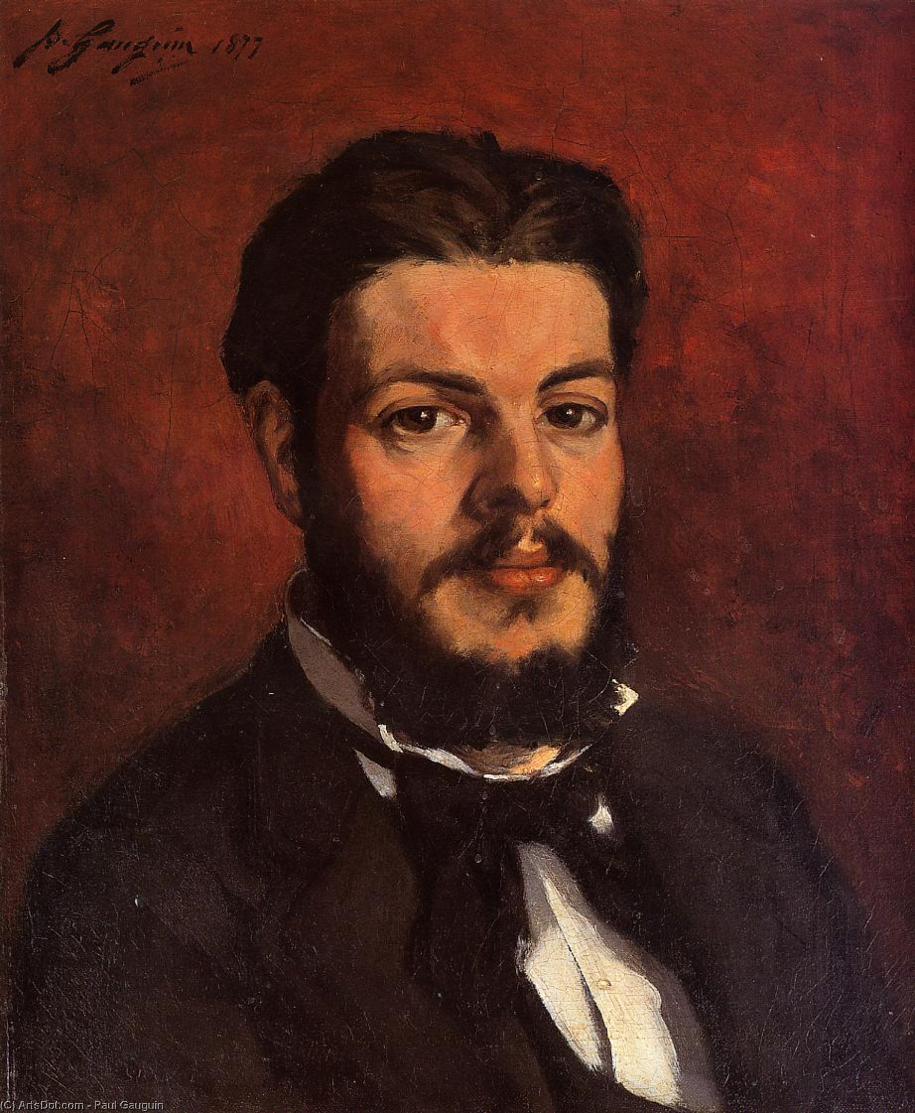 Wikioo.org - The Encyclopedia of Fine Arts - Painting, Artwork by Paul Gauguin - Portrait of Claude Antoine Charles Favre