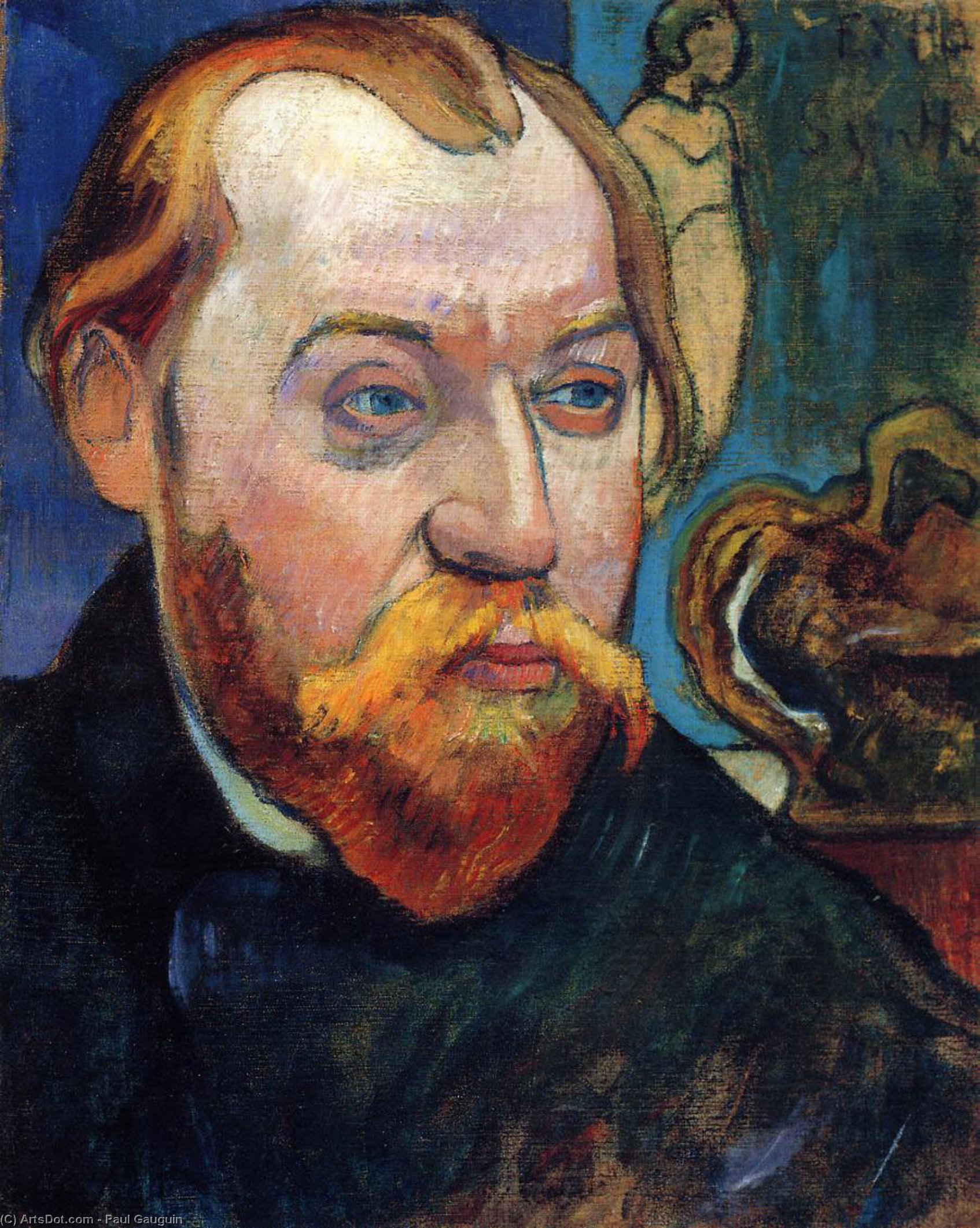 WikiOO.org - Enciklopedija dailės - Tapyba, meno kuriniai Paul Gauguin - Portrait of Louis Roy