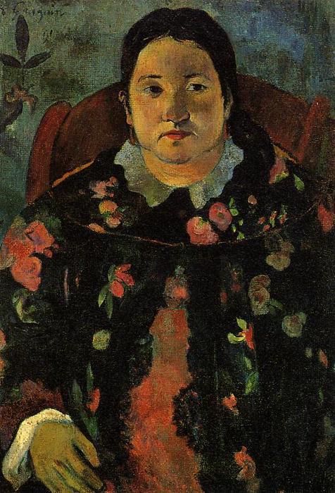 Wikioo.org - The Encyclopedia of Fine Arts - Painting, Artwork by Paul Gauguin - Portrait of Suzanne Bambridge