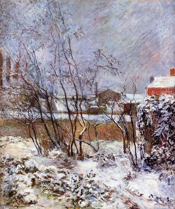 Wikioo.org - The Encyclopedia of Fine Arts - Painting, Artwork by Paul Gauguin - Snow, Rue Carcel