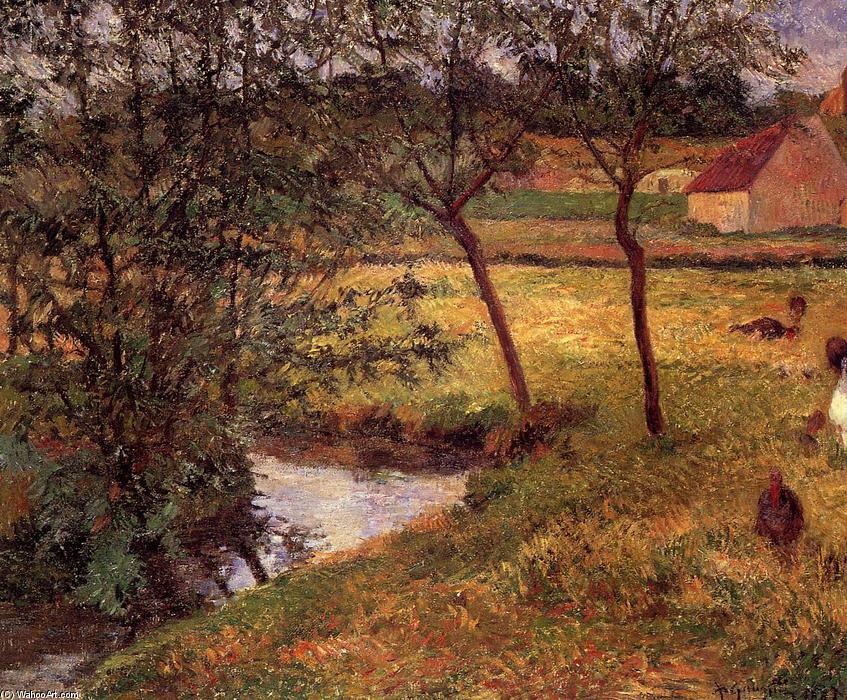 WikiOO.org - Εγκυκλοπαίδεια Καλών Τεχνών - Ζωγραφική, έργα τέχνης Paul Gauguin - Stream, Osny
