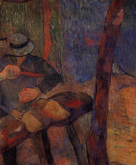 Wikioo.org - Encyklopedia Sztuk Pięknych - Malarstwo, Grafika Paul Gauguin - The clog-maker