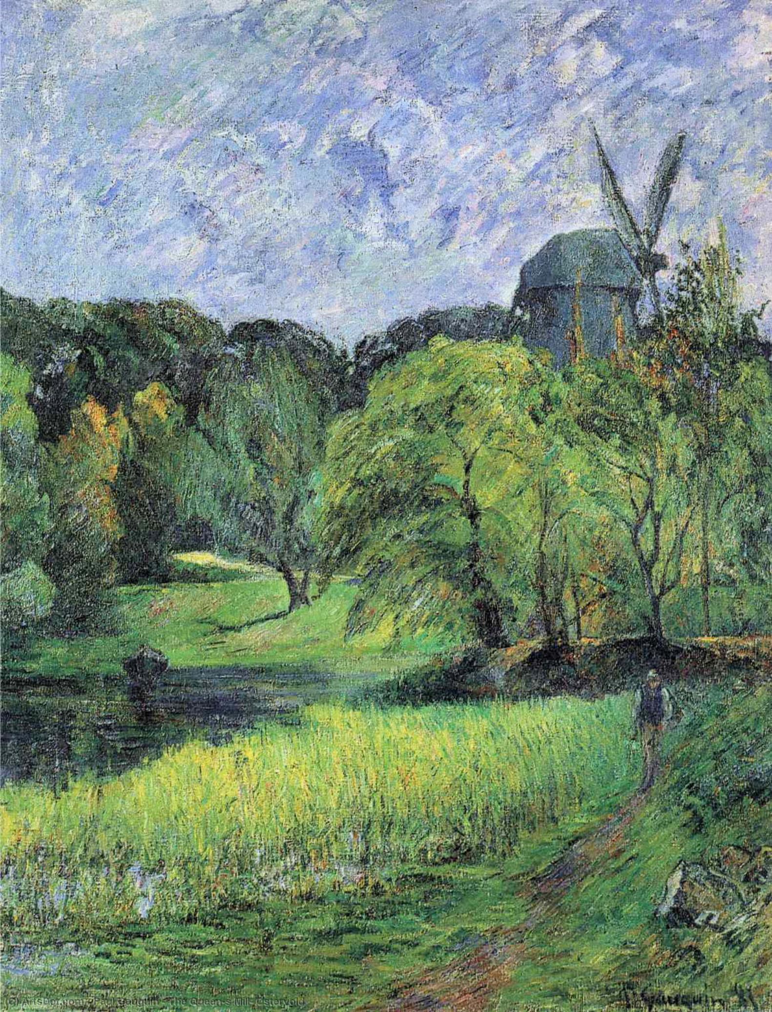WikiOO.org – 美術百科全書 - 繪畫，作品 Paul Gauguin - 女王的磨房，Østervold