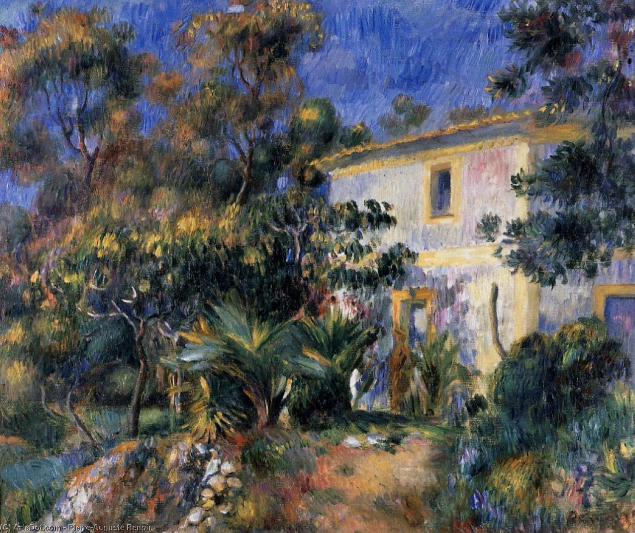 WikiOO.org - Enciklopedija dailės - Tapyba, meno kuriniai Pierre-Auguste Renoir - Algiers Landscape