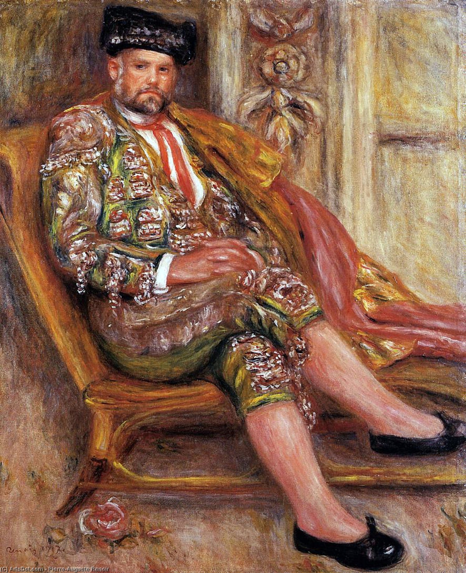 Wikioo.org - The Encyclopedia of Fine Arts - Painting, Artwork by Pierre-Auguste Renoir - Ambroise Vollard Dressed as a Toreador
